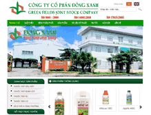 Tablet Screenshot of dongxanhvn.com
